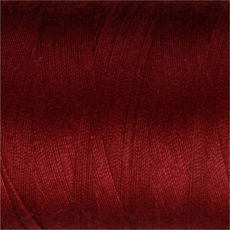 Polyester Sytr&aring;d, vinr&oslash;d, 1000 m/ 1 rl.