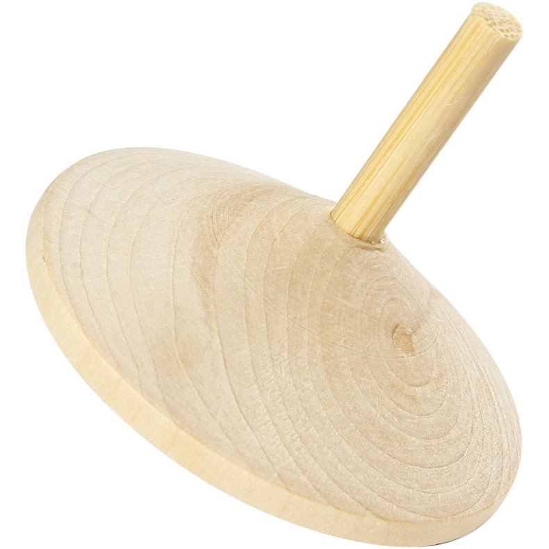 Snurretop, H: 5 cm, diam. 5,5 cm, 1 stk.