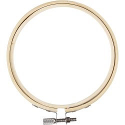 Broderiramme, diam. 10 cm, 1 stk.