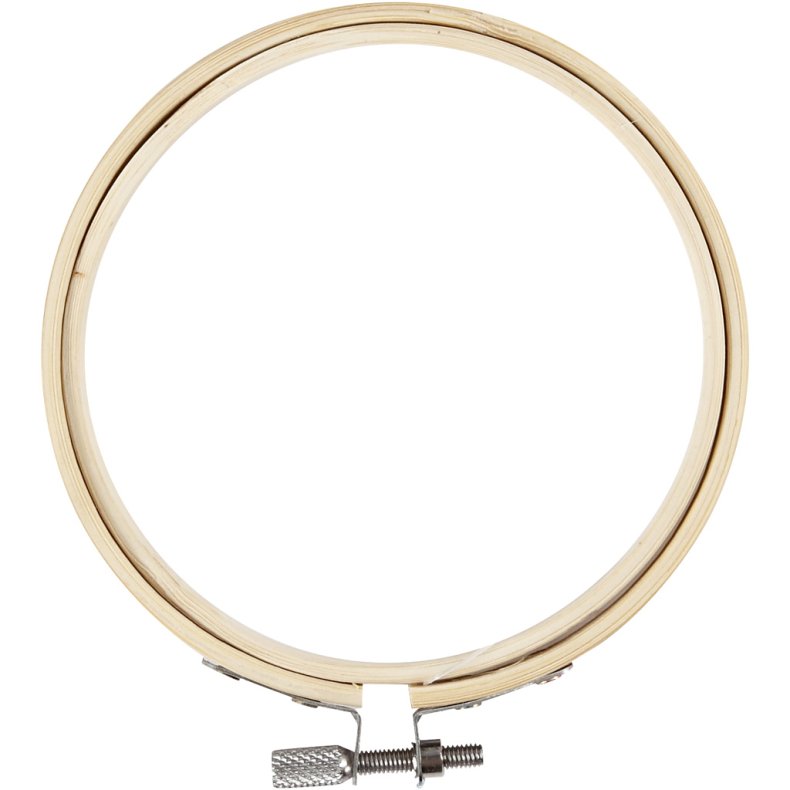 Broderiramme, diam. 10 cm, 1 stk.