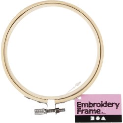 Broderiramme, diam. 10 cm, 1 stk.