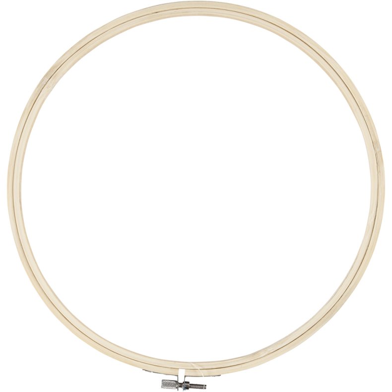 Broderiramme, diam. 25 cm, 1 stk.