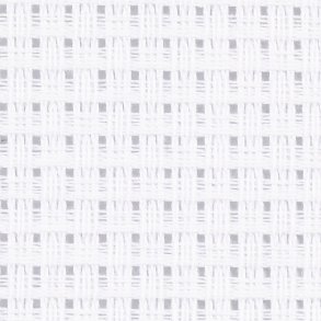 Aidastof, str. 50x50 cm, 24 tern pr. 10 cm, hvid, 1 stk.