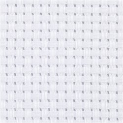 Aidastof, str. 50x50 cm, 35 tern pr. 10 cm, hvid, 1 stk.