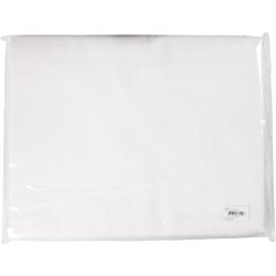 Aidastof, B: 150 cm, 35 tern pr. 10 cm, hvid, 3 m/ 1 stk.