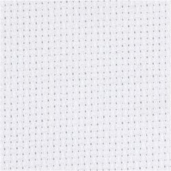 Aidastof, str. 50x50 cm, 70 tern pr. 10 cm, hvid, 1 stk.