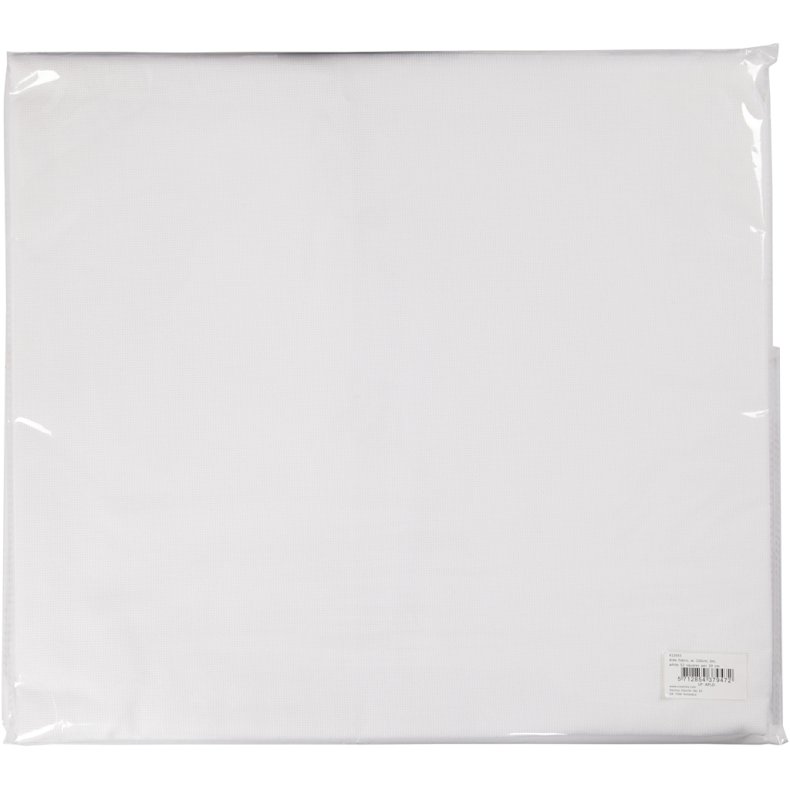 Aidastof, B: 150 cm, 70 tern pr. 10 cm, hvid, 3 m/ 1 stk.