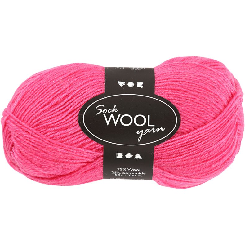 Str&oslash;mpegarn, L: 200 m, pink, 50g/ 1 ngl.