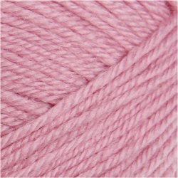 Babygarn, L: 172 M, m&oslash;rk rosa, 50 g/ 1 ngl.