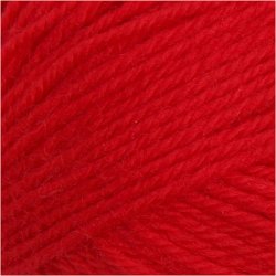 Babygarn, L: 172 M, r&oslash;d, 50 g/ 1 ngl.