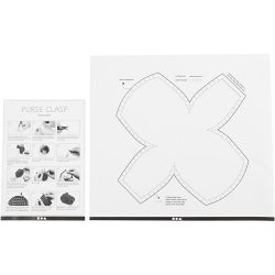 B&oslash;jle til pung, str. 10 cm, antik s&oslash;lv, 1 stk.