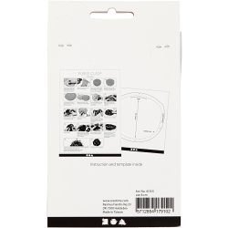 B&oslash;jle til pung, str. 8 cm, b&oslash;rstet messing, 1 stk.