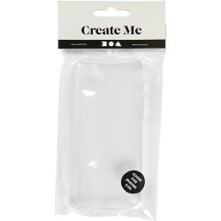 Mobilcover, nr. 5/5S, str. 6x12,5 cm, tykkelse 10 mm, transparent, 1 stk.