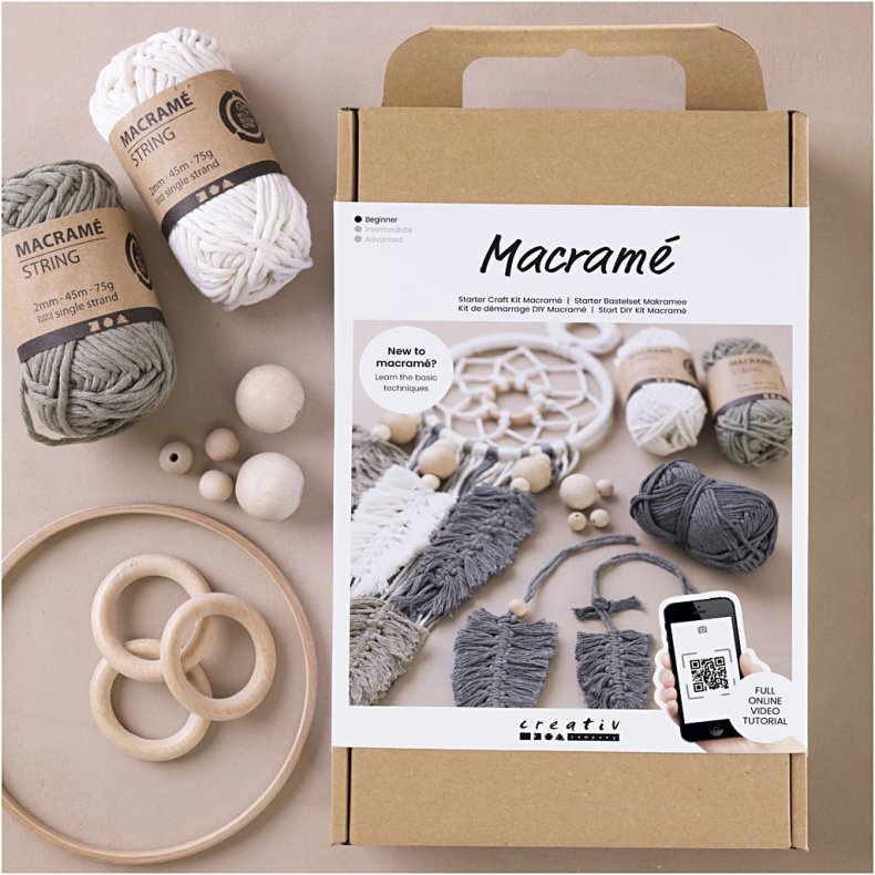 Start DIY Kit Macram&eacute;, 1 pk.