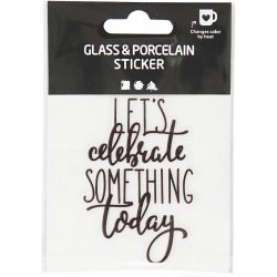 Dekorationsstickers, 1 stk.