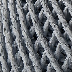 Papirgarn, tykkelse 2,5-3 mm, lysebl&aring;, 150 g, 40 m/ 1 ngl.