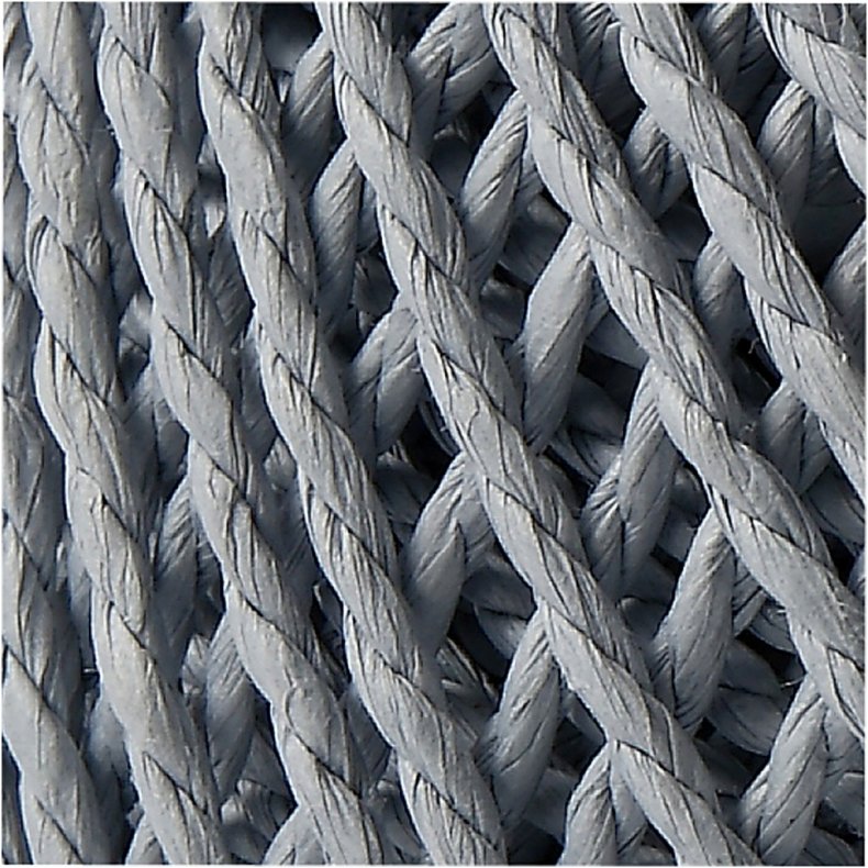 Papirgarn, tykkelse 2,5-3 mm, lysebl&aring;, 150 g, 40 m/ 1 ngl.