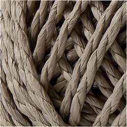 Papirgarn, tykkelse 2,5-3 mm, lys brun, 150 g, 40 m/ 1 ngl.
