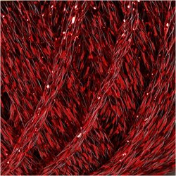 Lurex Garn, L: 160 M, r&oslash;d, 25 g/ 1 ngl.