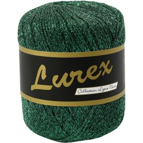 Lurex Garn, L: 160 M, grøn, 25 g/ 1 ngl.