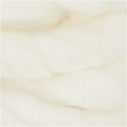 XL K&aelig;mpegarn af Polyacryl/Uld, L: 15 M, str. mega, r&aring;hvid, 300 g/ 1 ngl.