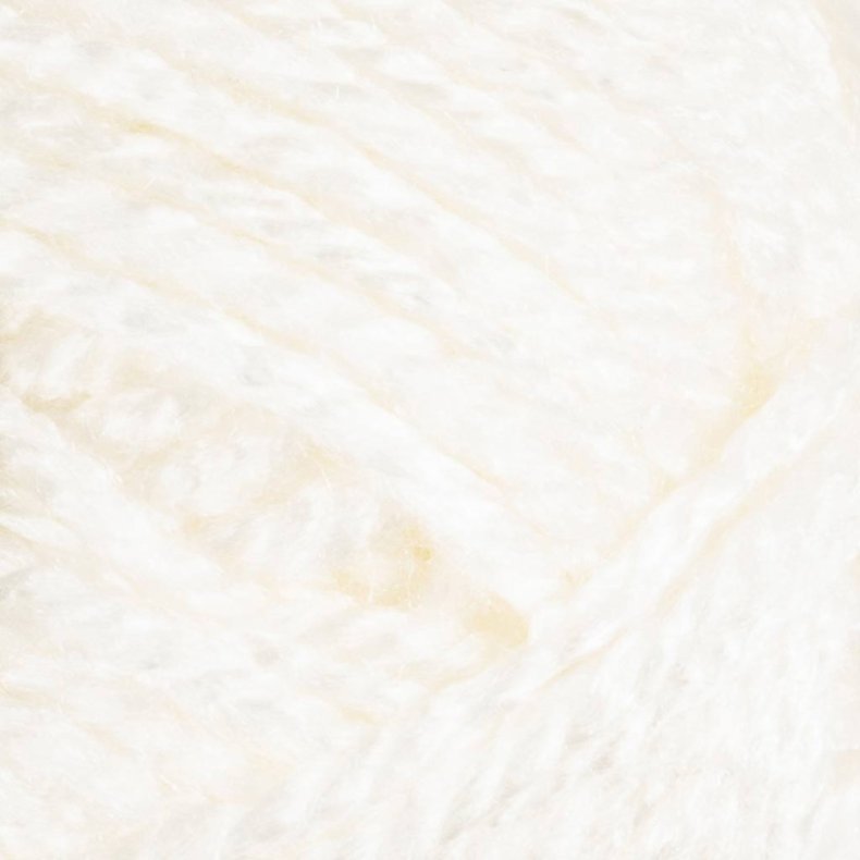 Fantasia Polyacrylgarn, L: 80 m, pind 4,5-5, hvid, 50 g/ 1 ngl.