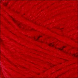 Fantasia Polyacrylgarn, L: 80 M, r&oslash;d, 50 g/ 1 ngl.