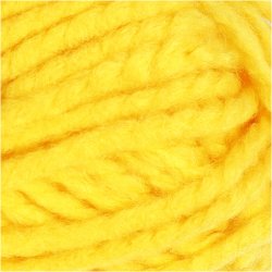 Fantasia Polyacrylgarn, L: 35 M, Maxi, gul, 50 g/ 1 ngl.