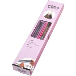 Strikkeringe, L: 25-35-45-55 cm, 1 s&aelig;t