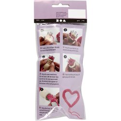 Strikkelise, H: 10,5 cm, diam. 23 mm, 1 stk.