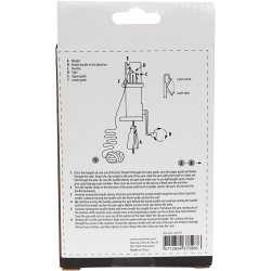 Strikkem&oslash;lle, H: 13,5 cm, B: 5,5 cm, 1 stk.