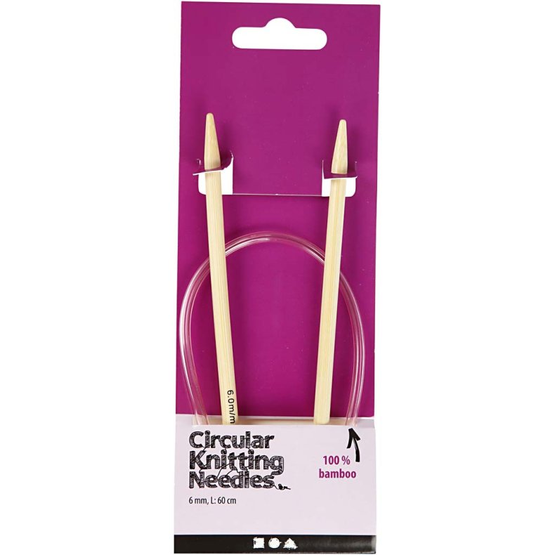 Rundpind, L: 60 cm, str. 6 mm, 1 stk.