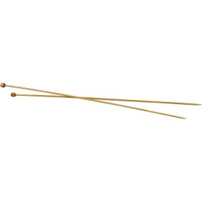 Strikkepinde, L: 35 cm, str. 3 mm, 1 par