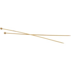 Strikkepinde, L: 35 cm, str. 3,5 mm, 1 par