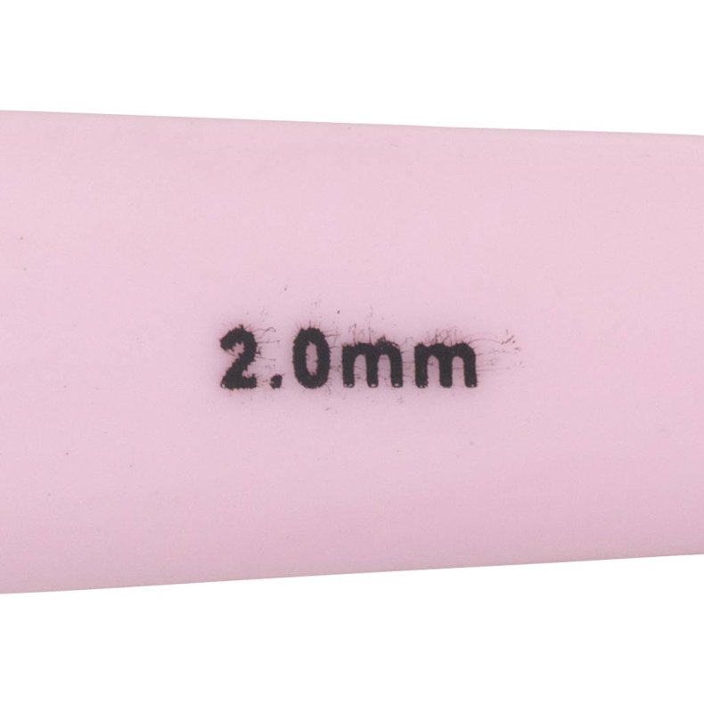 H&aelig;klen&aring;l, nr. 2, L: 13,3 cm, str. 2 mm, r&oslash;d, 1 stk.