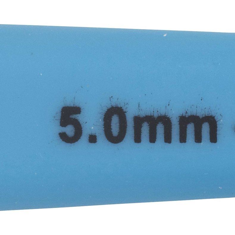 H&aelig;klen&aring;l, nr. 5, L: 13,3 cm, str. 5 mm, bl&aring;, 1 stk.