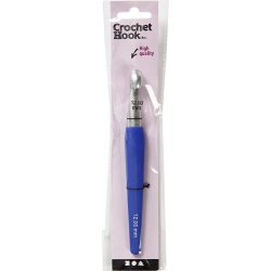 H&aelig;klen&aring;l, nr. 12, L: 16 cm, str. 12 mm, bl&aring;, 1 stk.