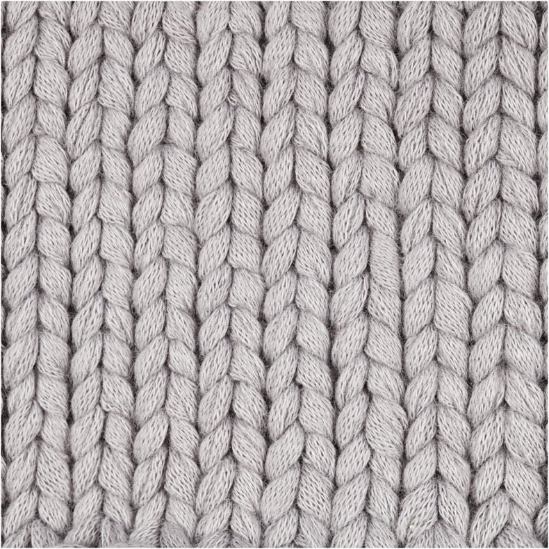 Tubegarn, L: 45 M, gr&aring;, 100 g/ 1 ngl.