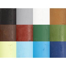 Oliepastel, L: 7 cm, tykkelse 11 mm, Naturfarver, 12 stk./ 1 pk.