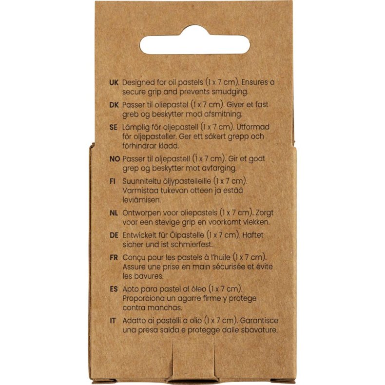 Holder til oliepastel, L: 6,2 cm, diam. 1 cm, sort, 3 stk./ 1 stk.