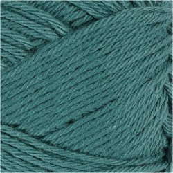 Bomuldsgarn, nr. 8/4, L: 170 M, petroleum, 50 g/ 1 ngl.