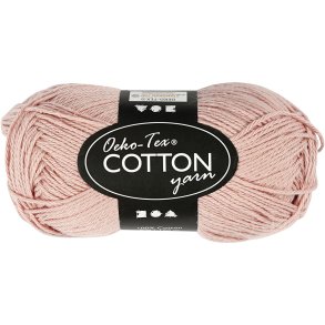 Bomuldsgarn, nr. 8/4, L: 170 M, pudder, 50 g/ 1 ngl.