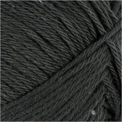 Bomuldsgarn, nr. 8/4, L: 170 M, antrascitgr&aring;, 50 g/ 1 ngl.