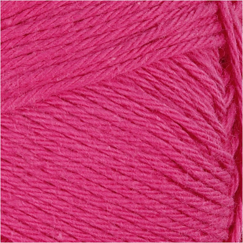 Bomuldsgarn, nr. 8/4, L: 170 M, pink, 50 g/ 1 ngl.
