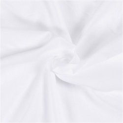 Stof, B: 145 cm, 140 g, hvid, 10 m/ 1 rl.