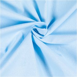 Stof, B: 145 cm, 140 g, lysebl&aring;, 2 m/ 1 pk.