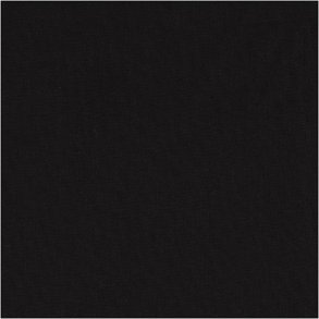 Stof, B: 145 cm, 140 g, sort, 2 m/ 1 pk.