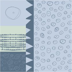 Stof, B: 145 cm, 140 g, bl&aring;, 10 m/ 1 rl.