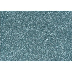 Strygestof, A5, ark 148x210 mm, glitter, lyseblå, 1 ark