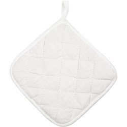 Grydelapper, str. 20x20 cm, 145 g, hvid, 4 stk./ 1 pk.